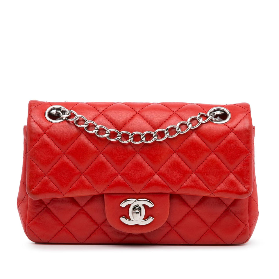 Chanel Mini Rectangular Classic Lambskin Single Flap