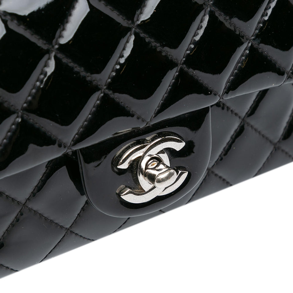 Chanel Mini Rectangular Classic Patent Single Flap