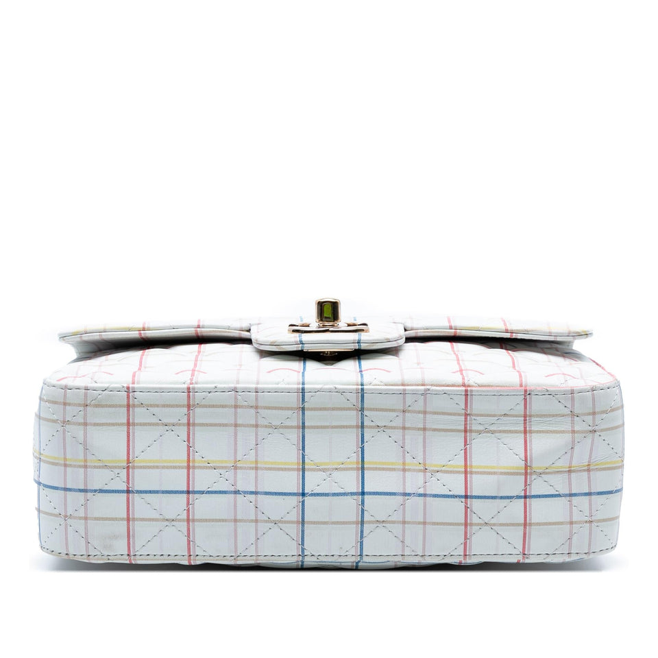 Chanel Mini Rectangular Classic Printed Calfskin Single Flap
