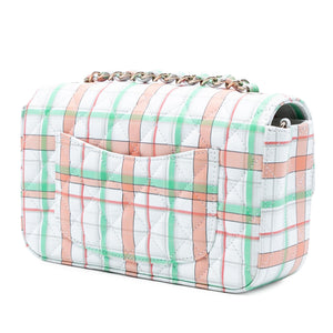 Chanel Mini Rectangular Classic Printed Calfskin Single Flap