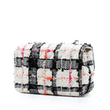 Chanel Mini Rectangular Classic Tweed Check Single Flap