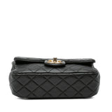 Chanel Mini Rectangular Lambskin Pearl Samba Single Flap