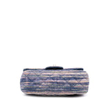 Chanel Mini Rectangular Multicolor Classic Denim Single Flap
