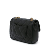 Chanel Mini Rectangular Quilted Lambskin Heart Charms Flap