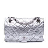 Chanel Mini Reissue 2.55 Metallic Aged Calfskin Double Flap 224
