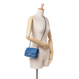 Chanel Mini Square Classic Chevron Lambskin Single Flap