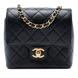 Chanel Mini Square Classic Goatskin Single Flap