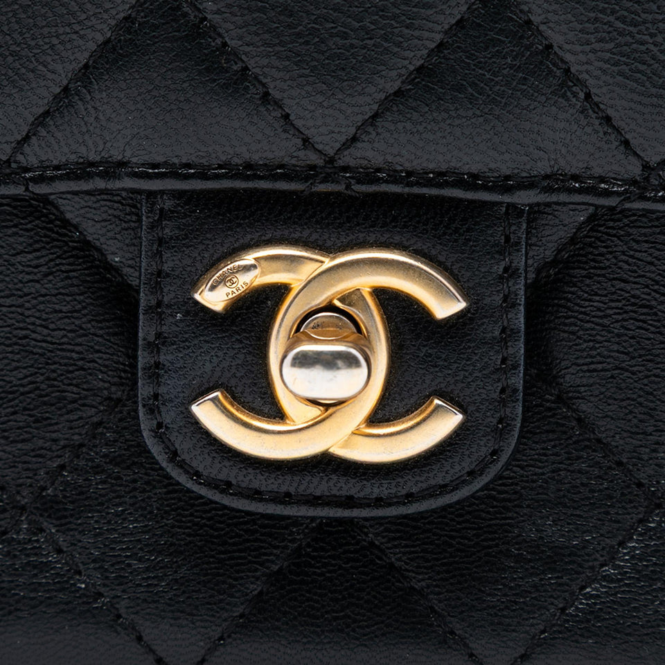 Chanel Mini Square Classic Goatskin Single Flap