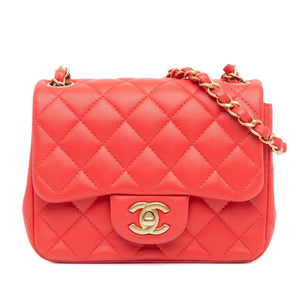 Chanel Mini Square Classic Lambskin Single Flap