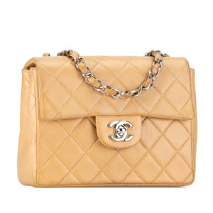 Chanel Mini Square Classic Lambskin Single Flap