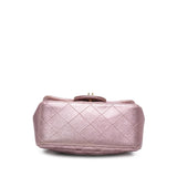 Chanel Mini Square Classic Metallic Calfskin Single Flap