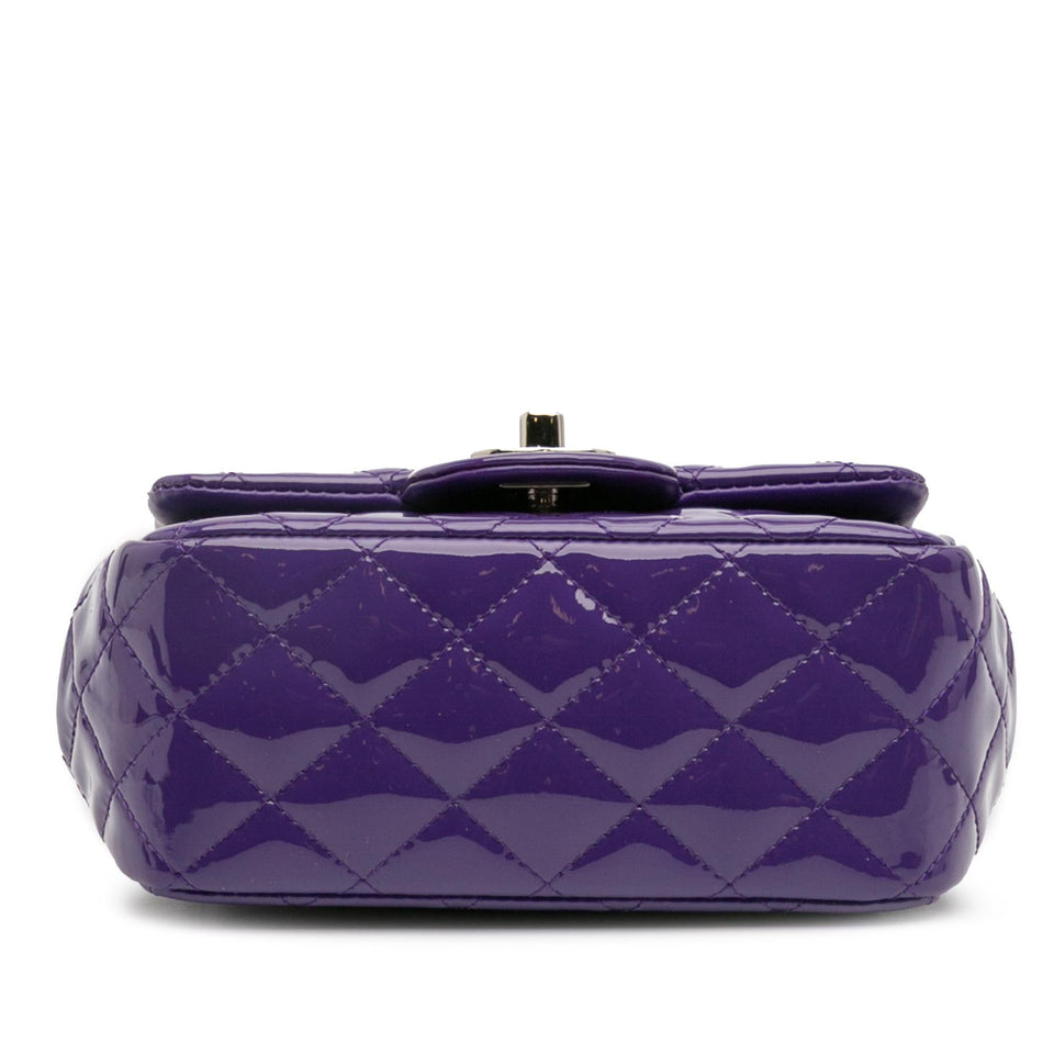 Chanel Mini Square Classic Patent Single Flap