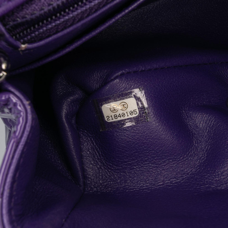 Chanel Mini Square Classic Patent Single Flap