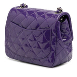 Chanel Mini Square Classic Patent Single Flap