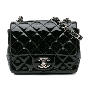 Chanel Mini Square Classic Patent Single Flap