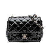 Chanel Mini Square Classic Patent Single Flap