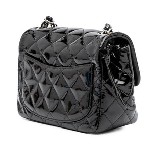 Chanel Mini Square Classic Patent Single Flap
