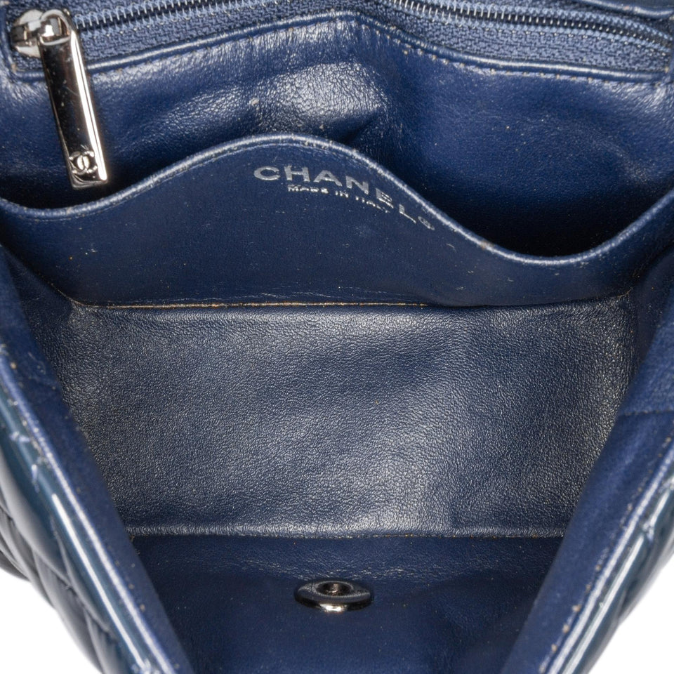 Chanel Mini Square Classic Patent Single Flap