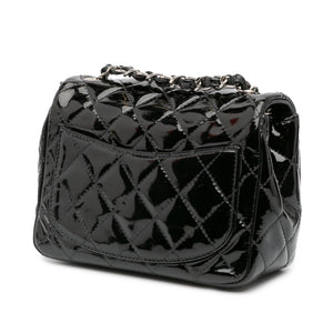 Chanel Mini Square Classic Patent Single Flap