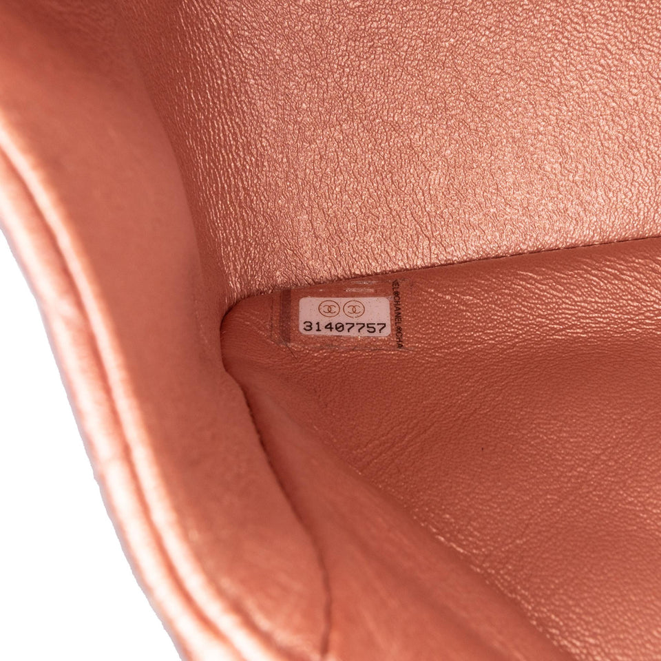 Chanel Mini Square Iridescent Calfskin Flap