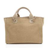 Chanel Mixed Fibers Deauville Small Tote