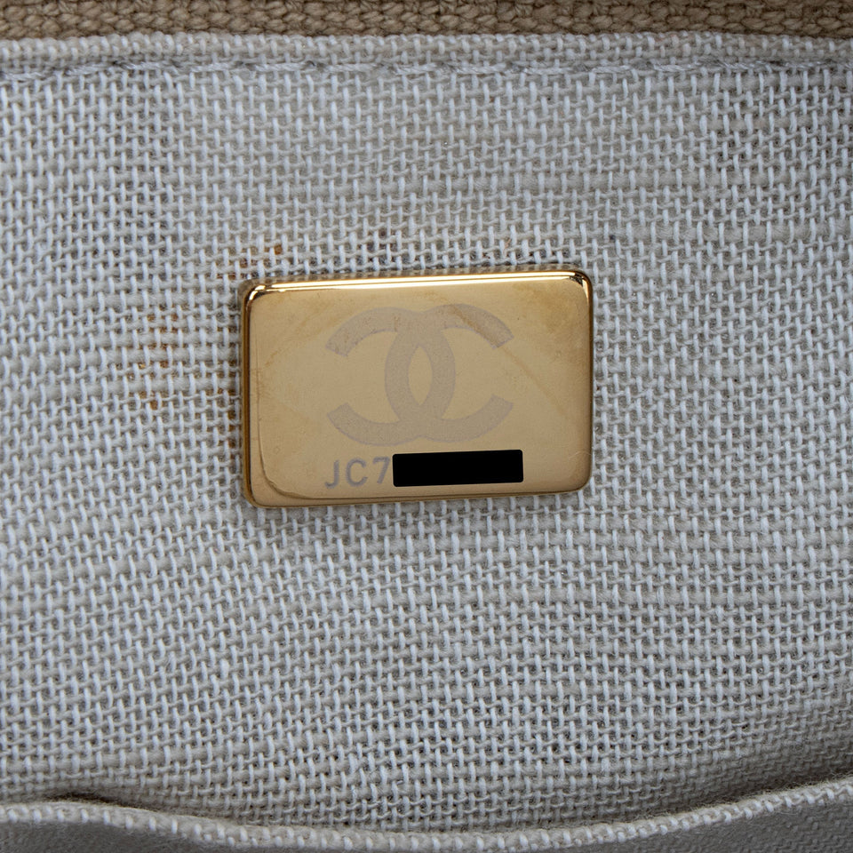 Chanel Mixed Fibers Deauville Small Tote