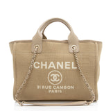 Chanel Mixed Fibers Deauville Small Tote