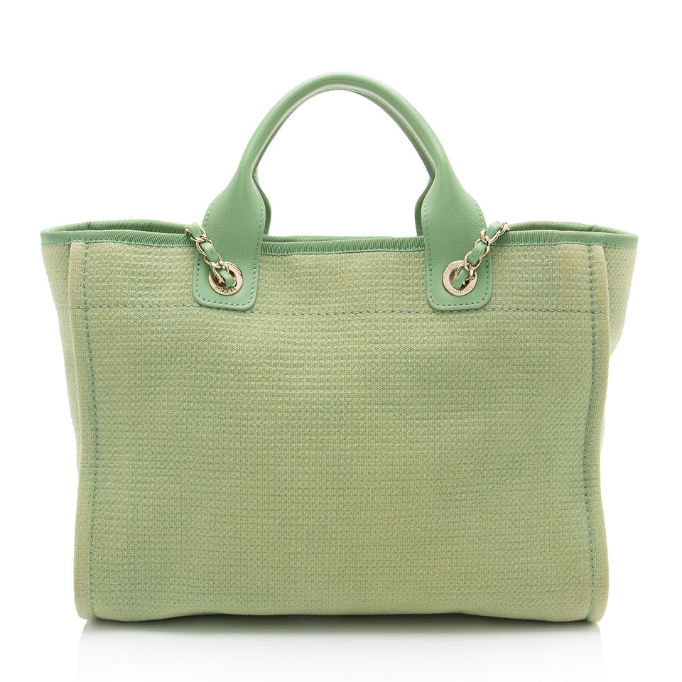 Chanel Mixed Fibers Deauville Small Tote