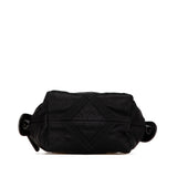 Chanel Nylon Grosgrain Lifestyle Clutch with Chain