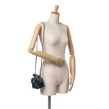 Chanel Nylon Grosgrain Lifestyle Clutch with Chain