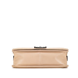 Chanel Old Medium Aged Calfskin Double Stitch Boy Flap