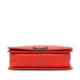 Chanel Old Medium Chevron Calfskin Boy Flap
