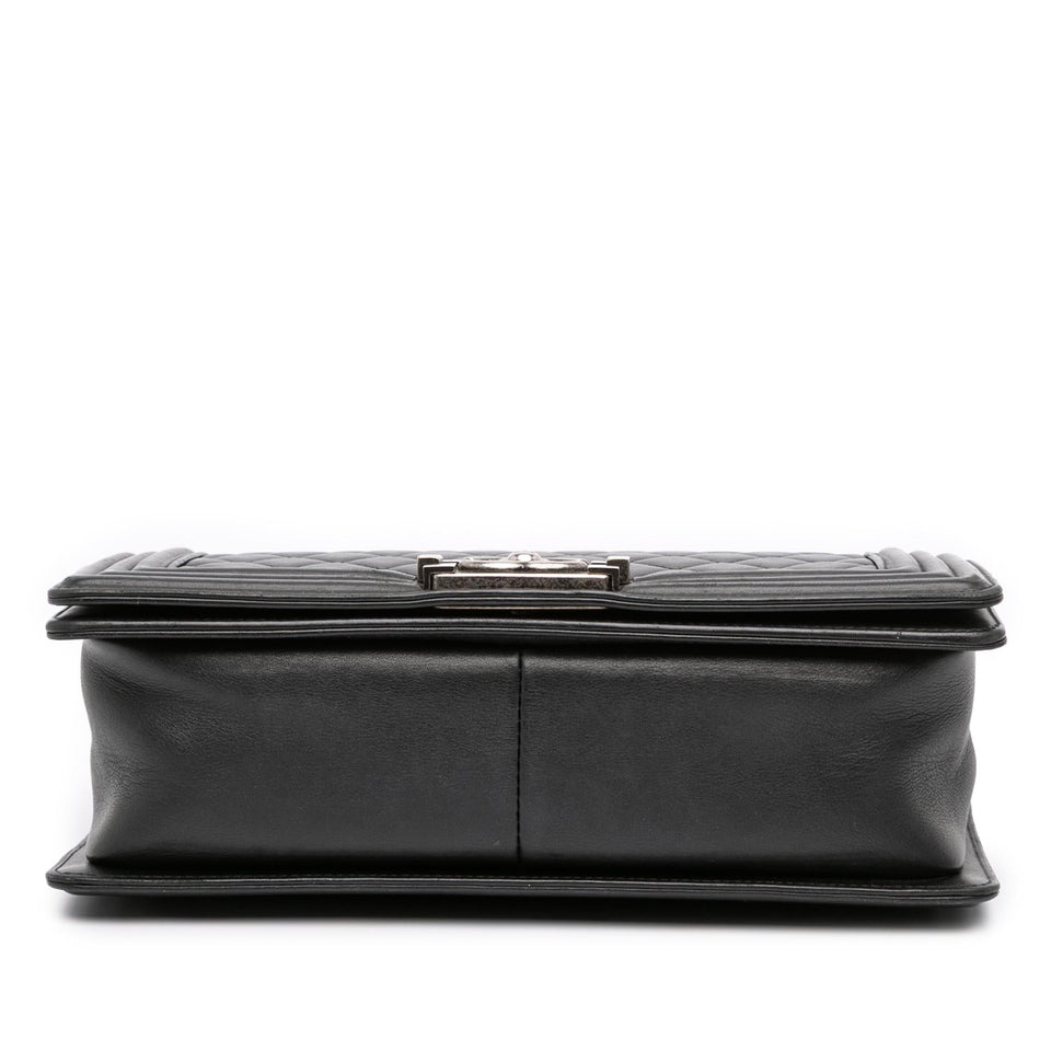 Chanel Old Medium Quilted Lambskin Boy Flap