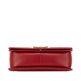 Chanel Old Medium Quilted Lambskin Boy Flap