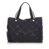 Chanel Old Travel Line Nylon Tote Bag (SHG-23286)