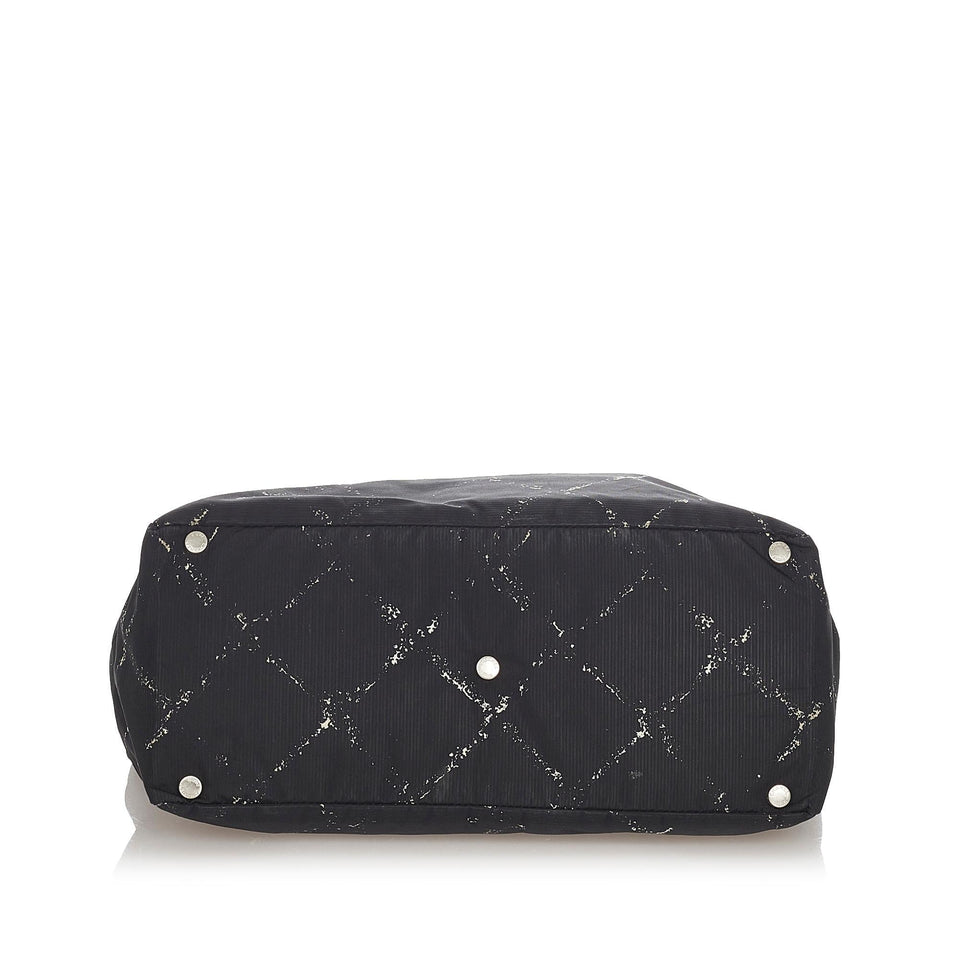 Chanel Old Travel Line Nylon Tote Bag (SHG-23286)