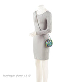 Chanel PVC Rainbow CC Filigree Round Clutch with Chain