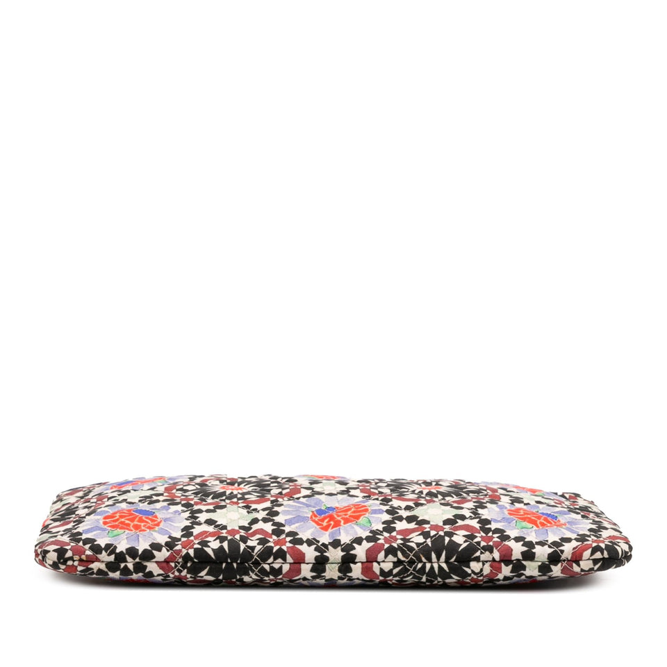 Chanel Paris Dubai Medium Printed Canvas Cosmetic Case