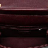 Chanel Paris Edinburgh Quilted Caviar Retro Class Flap