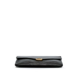 Chanel Paris Hamburg Chevron Lambskin Clutch