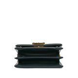Chanel Paris New York Metallic Lambskin Striped North South Boy Flap