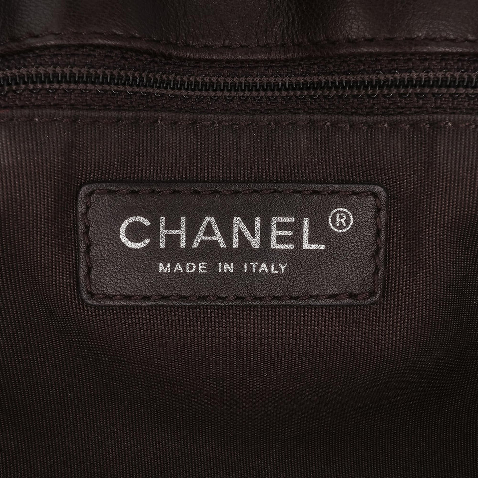 Chanel Paris-Salzburg Quilted Lambskin and Pony Hair Saddle Crossbody