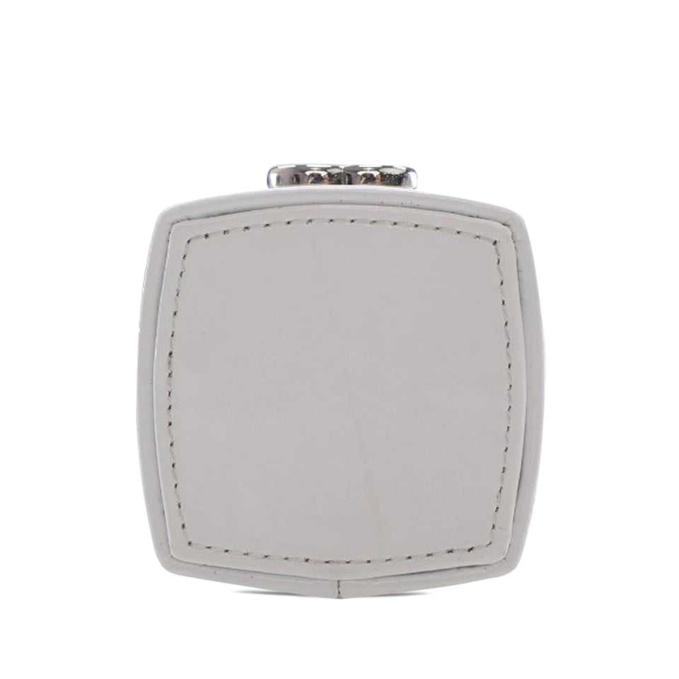 Chanel Patent Goatskin Make-Up Box Clutch With Chain