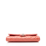 Chanel Patent Leather Chain Flap Clutch