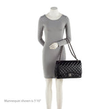 Chanel Patent Leather Classic Maxi Double Flap Bag (SHF-19844)
