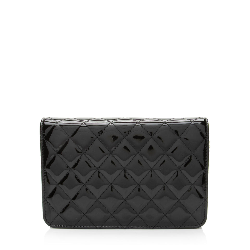 Chanel Patent Leather Classic Wallet on Chain