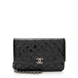 Chanel Patent Leather Classic Wallet on Chain