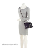 Chanel Patent Leather Coco Boy Medium Flap Bag (SHF-qtoszA)