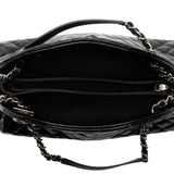Chanel Patent Leather Just Mademoiselle Bowler Bag