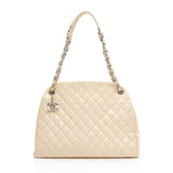 Chanel Patent Leather Just Mademoiselle Large Bowler Bag